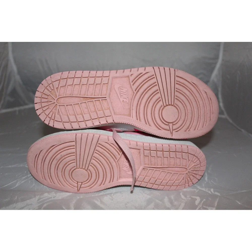 Nike Air Jordan 1 Mid GS‎ Fierce Pink White FD8780-116 Size 3.5Y